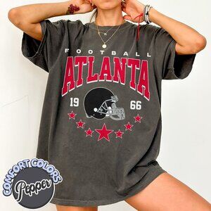 Atlanta Football Heritage Feel Comfort Colors Tee 166